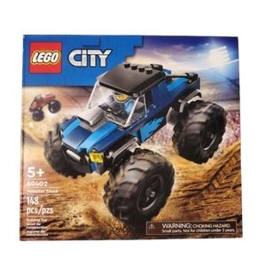 LEGO City Blue Monster Truck Off-Road Toy, Mini Monster Truck 60402
